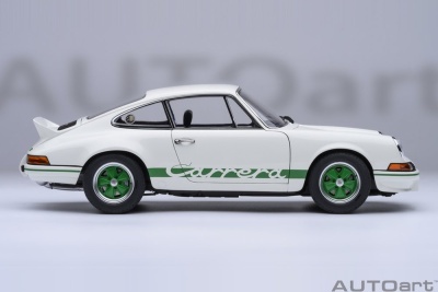 Porsche 911 Carrera 2.7 RS weiß grün Modellauto 1:18 Autoart