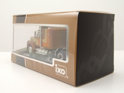 Ford LTL 9000 Zugmaschine 1978 braun metallic Modellauto 1:64 ixo models