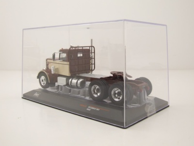 Peterbilt 281 Zugmaschine 1955 dunkelbraun beige Modellauto 1:43 ixo models