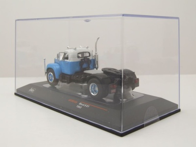 Mack B 61 Zugmaschine 1953 blau weiß Modellauto 1:64 ixo models