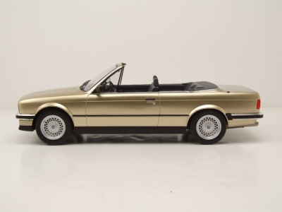 BMW 325i Cabrio E30 1985 beige metallic Modellauto 1:18 MCG