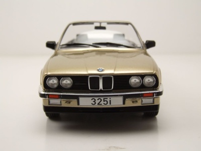 BMW 325i Cabrio E30 1985 beige metallic Modellauto 1:18 MCG