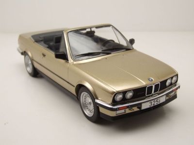 BMW 325i Cabrio E30 1985 beige metallic Modellauto 1:18 MCG