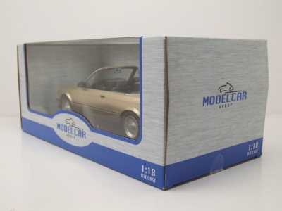 BMW 325i Cabrio E30 1985 beige metallic Modellauto 1:18 MCG