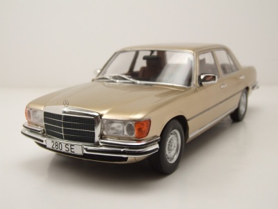 Mercedes S-Klasse W116 1972 beige metallic Modellauto...
