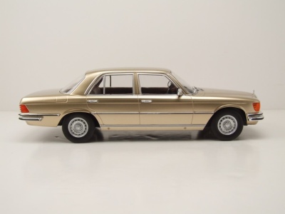 Mercedes S-Klasse W116 1972 beige metallic Modellauto 1:18 MCG