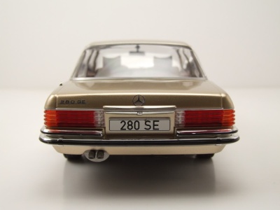 Mercedes S-Klasse W116 1972 beige metallic Modellauto 1:18 MCG