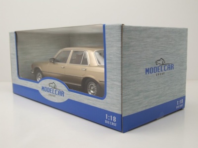 Mercedes S-Klasse W116 1972 beige metallic Modellauto 1:18 MCG