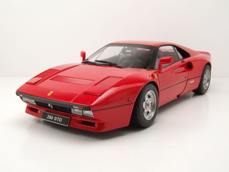 FERRARI 288 GTO Jaune 1984 - KK Scale 1/12 - Portes Et Capots Ouvrants - NEUF