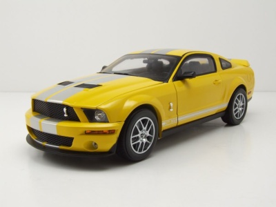 Ford Shelby GT500 2007 gelb Modellauto 1:18 Acme