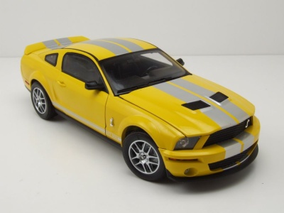 Ford Shelby GT500 2007 gelb Modellauto 1:18 Acme