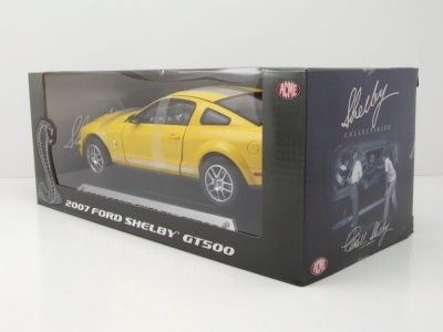 Ford Shelby GT500 2007 gelb Modellauto 1:18 Acme