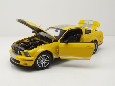 Ford Shelby GT500 2007 gelb Modellauto 1:18 Acme