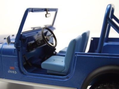 Jeep CJ-7 Renegade 1978 blau metallic Modellauto 1:18 Greenlight Collectibles
