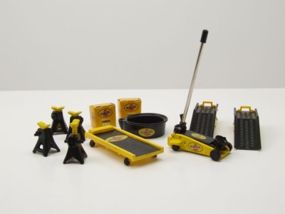 Zubehör Werkstatt Set #2 Pennzoil für 1:18 GMP