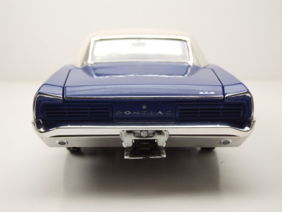 Pontiac GTO 1966 blau weiß Modellauto 1:18 Highway 61