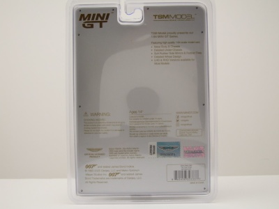 Aston Martin DBS 2021 grau James Bond No Time To Die Modellauto 1:64 MINI GT