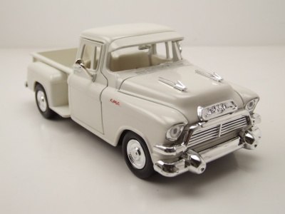 GMC Blue Chip Pick Up 1957 creme Modellauto 1:24 Motormax