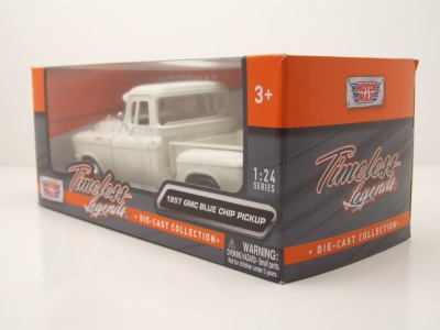 GMC Blue Chip Pick Up 1957 creme Modellauto 1:24 Motormax