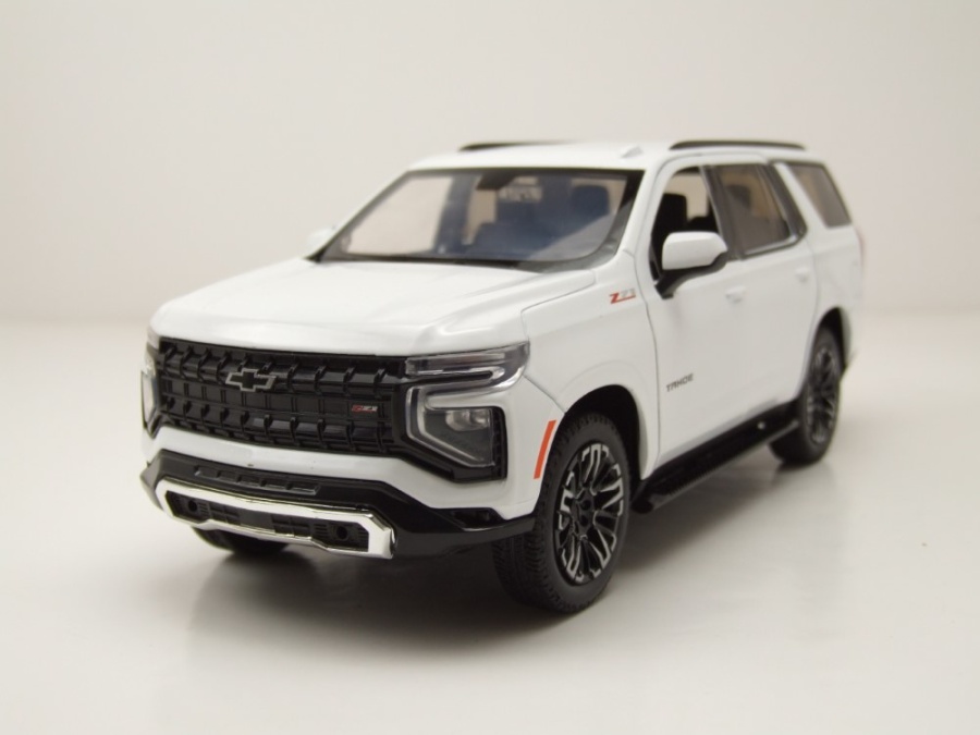 Chevrolet Tahoe Z71 2025 weiß Modellauto 1:24 Motormax