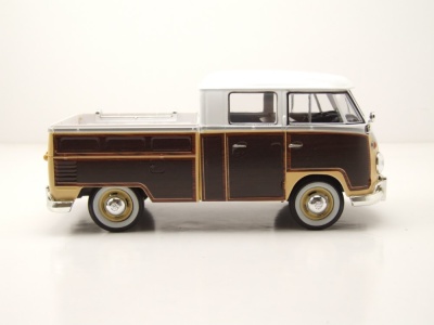 VW T1 Pritsche mit Surfbrett creme braun Modellauto 1:24 Motormax