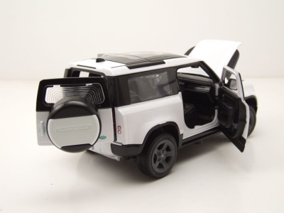 Land Rover Defender 90 weiß Modellauto 1:24 Rastar