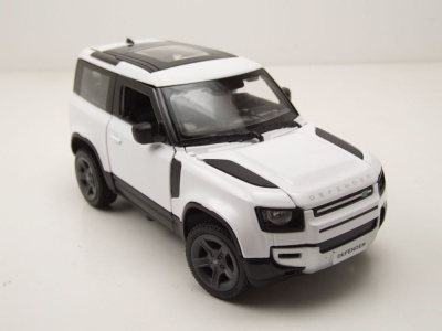 Land Rover Defender 90 weiß Modellauto 1:24 Rastar