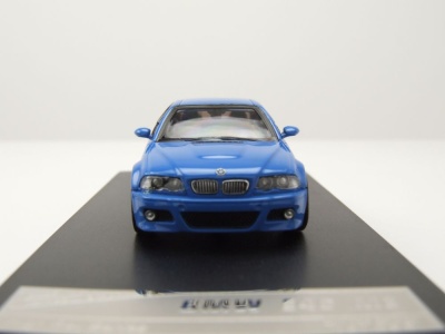 BMW E46 blau Modellauto 1:64 Stance Hunter