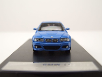 BMW E46 blau mit BBS Felgen Modellauto 1:64 Stance Hunter
