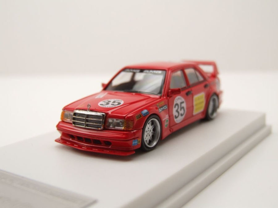 Mercedes 190E 2.5-16 Evo II Rote Sau #35 rot Modellauto 1:64 Street Weapon