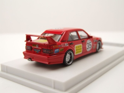 Mercedes 190E 2.5-16 Evo II Rote Sau #35 rot Modellauto 1:64 Street Weapon