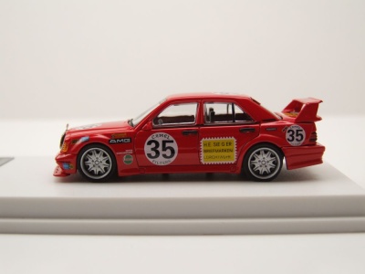 Mercedes 190E 2.5-16 Evo II Rote Sau #35 rot Modellauto 1:64 Street Weapon