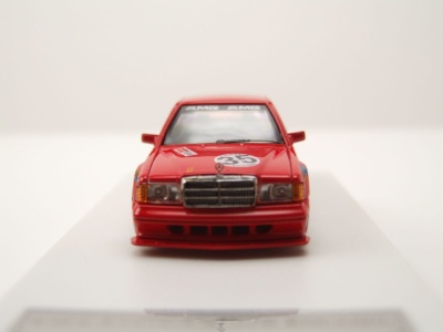 Mercedes 190E 2.5-16 Evo II Rote Sau #35 rot Modellauto 1:64 Street Weapon