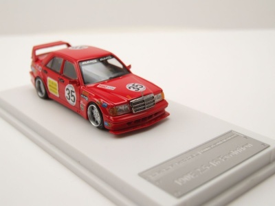 Mercedes 190E 2.5-16 Evo II Rote Sau #35 rot Modellauto 1:64 Street Weapon