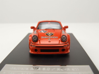 RWB Porsche Carrera RSR 3.0 KS-R 911 #24 Jägermeister orange Modellauto 1:64 Street Weapon