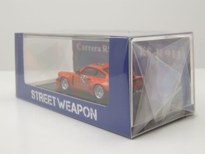 RWB Porsche Carrera RSR 3.0 KS-R 911 #24 Jägermeister orange Modellauto 1:64 Street Weapon