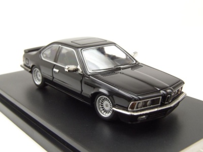 BMW 635 E24 CSI schwarz Modellauto 1:64 Street Weapon
