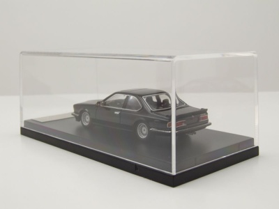 BMW 635 E24 CSI schwarz Modellauto 1:64 Street Weapon