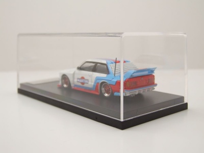 BMW E30 Martini weiß blau rot Modellauto 1:64 Street Weapon