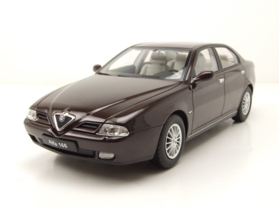 Alfa Romeo 166 1999 schwarz metallic Modellauto 1:18 Triple9