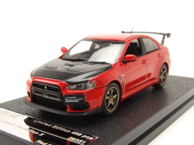 Mitsubishi Lancer Evo X 2011 rot metallic Modellauto 1:43...