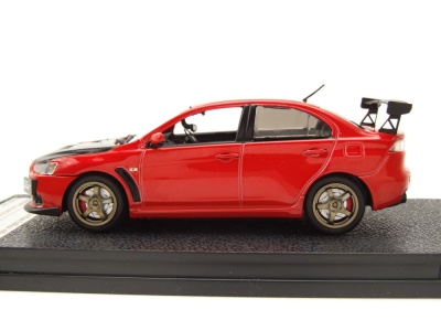 Mitsubishi Lancer Evo X 2011 rot metallic Modellauto 1:43 Vitesse