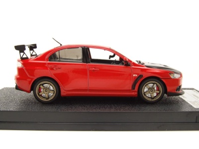 Mitsubishi Lancer Evo X 2011 rot metallic Modellauto 1:43 Vitesse