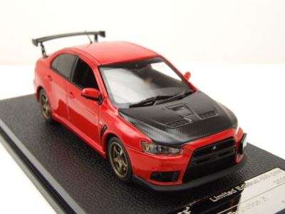 Mitsubishi Lancer Evo X 2011 rot metallic Modellauto 1:43 Vitesse