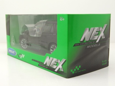 BMW X5 2015 schwarz Modellauto 1:24 Welly