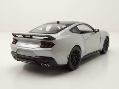 Ford Mustang GT 2024 silber Modellauto 1:25 Welly
