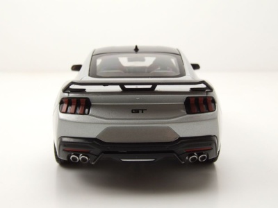 Ford Mustang GT 2024 silber Modellauto 1:25 Welly