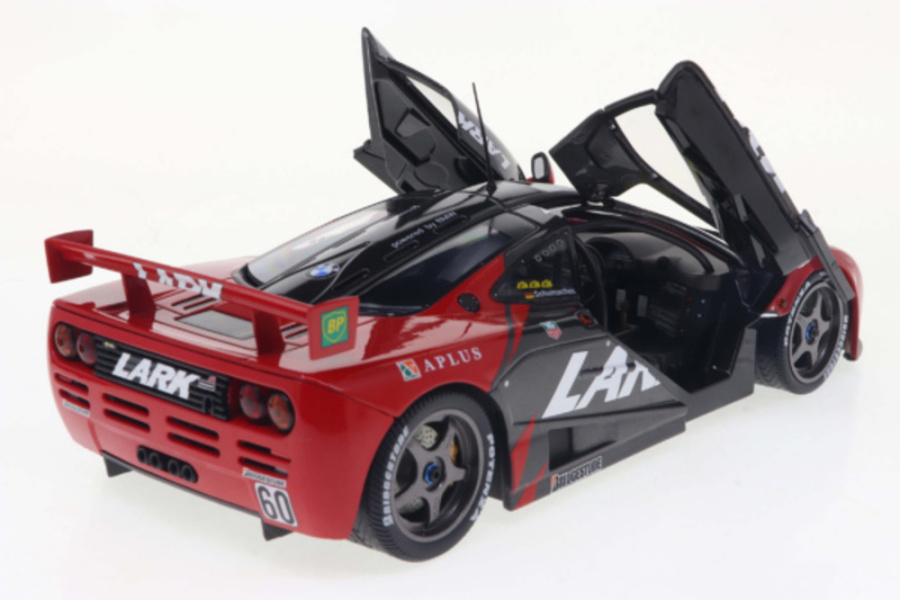 Modellauto McLaren F1 GTR Short Tail #60 JGTC 1996 rot schwarz