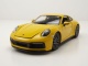 Porsche 911 (992) Carrera 4S 2019 gelb Modellauto 1:24 Welly