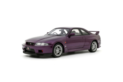 Nissan Skyline GT-R R33 V-Spec RHD 1995 lila Modellauto...